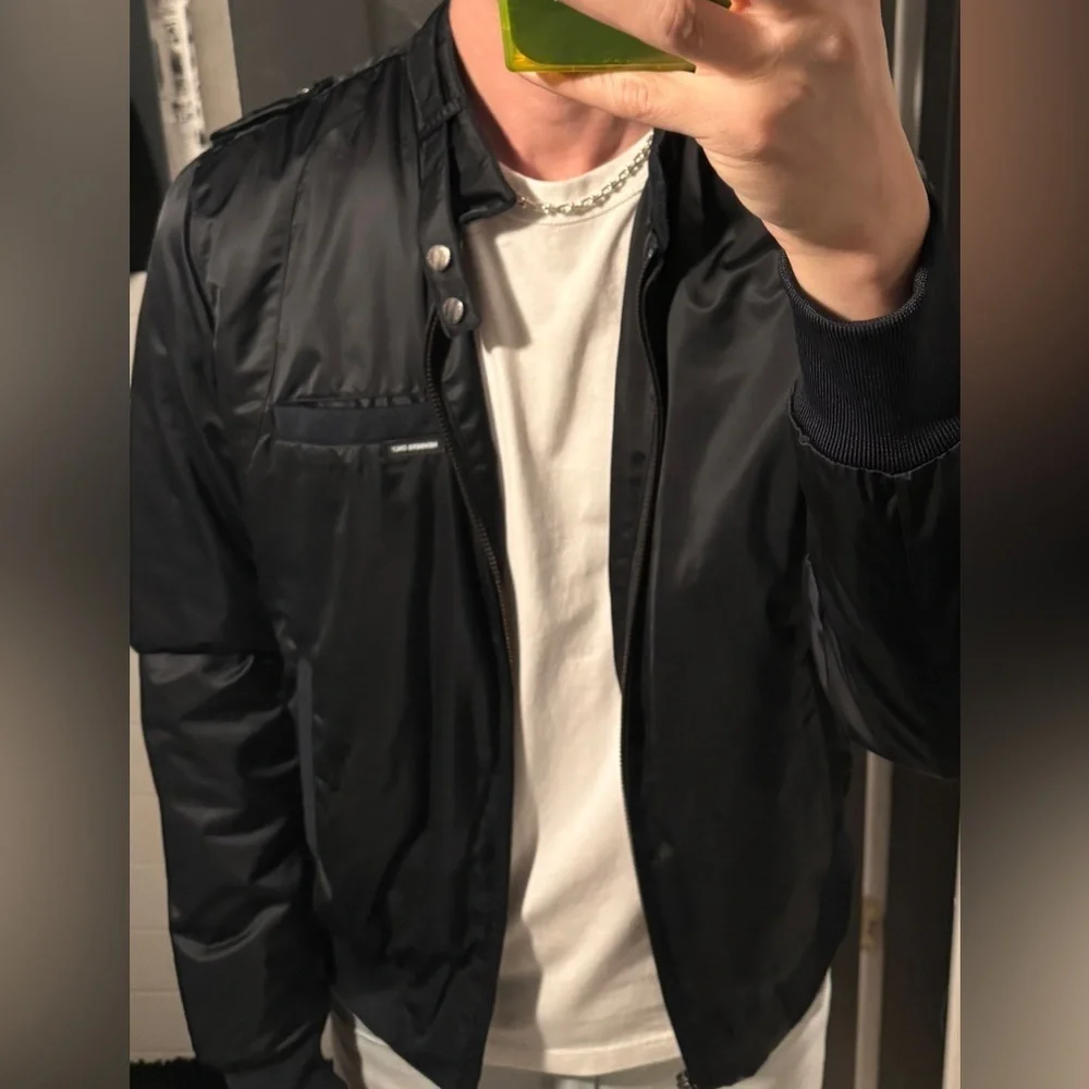 Members only jacket size medium in navy new with tags​​​​